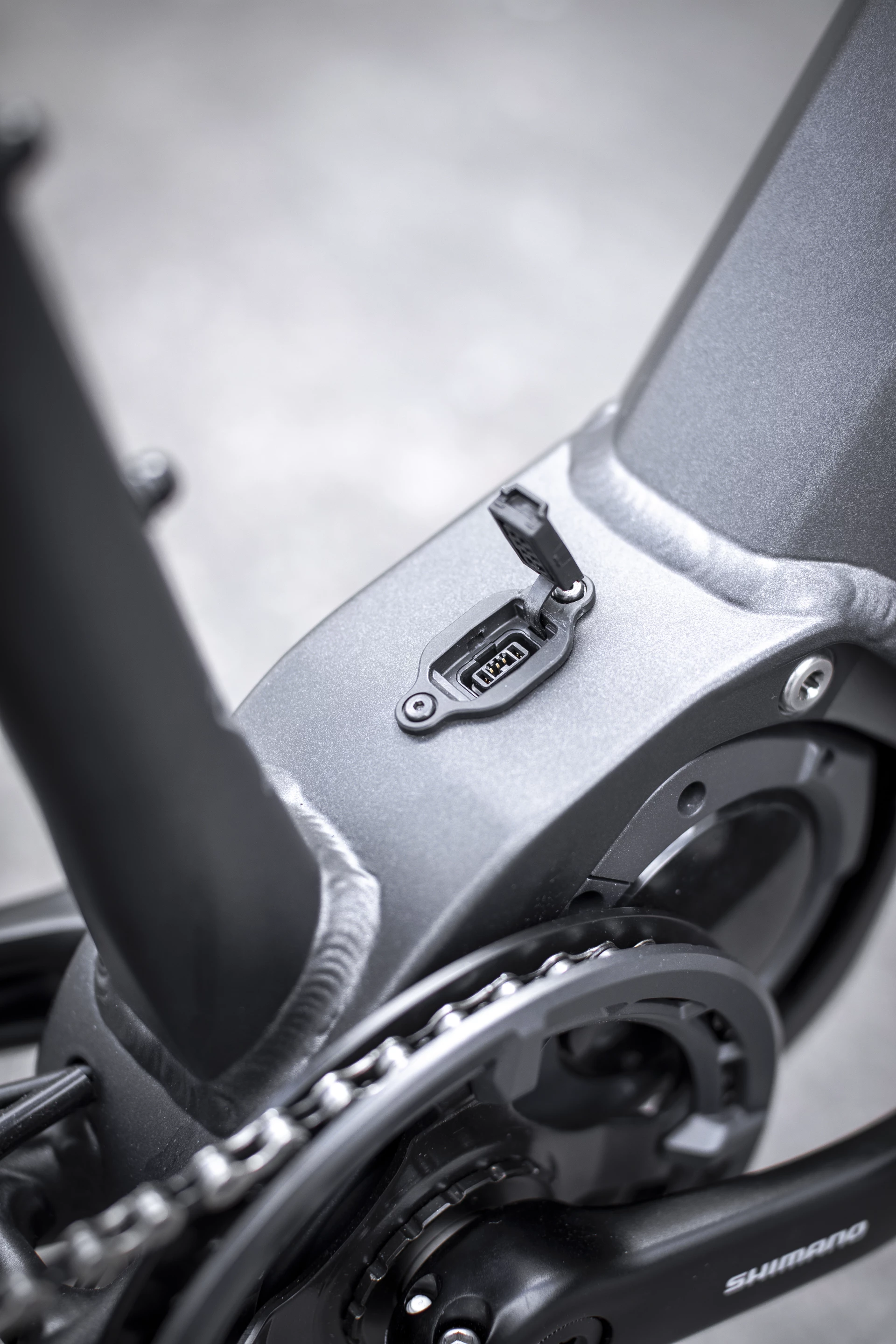 The Trekker GT is jam-packed with Shimano components, including the electric drive, gears and brakes