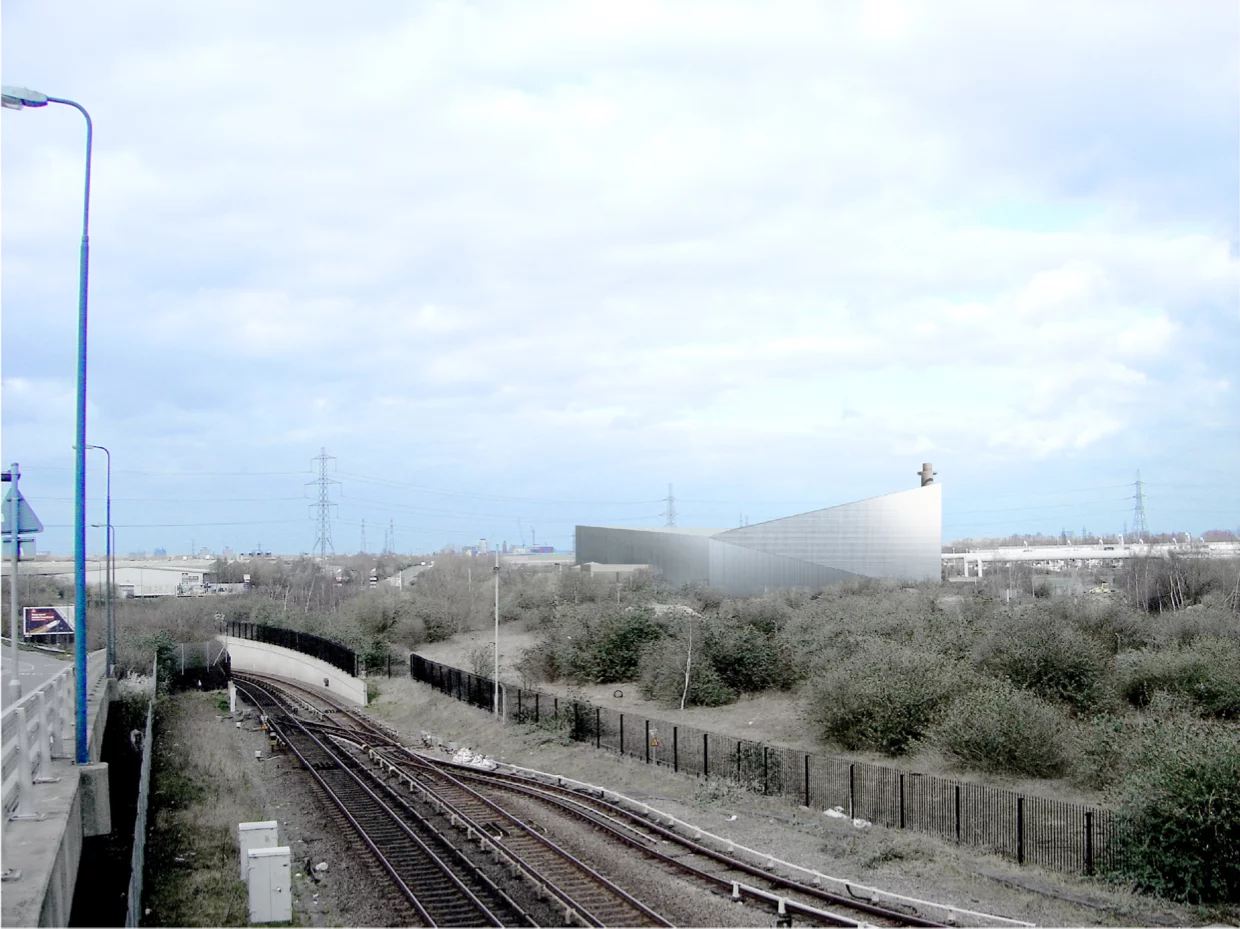 An artist's impression of 2OC's planned fat-burning power station