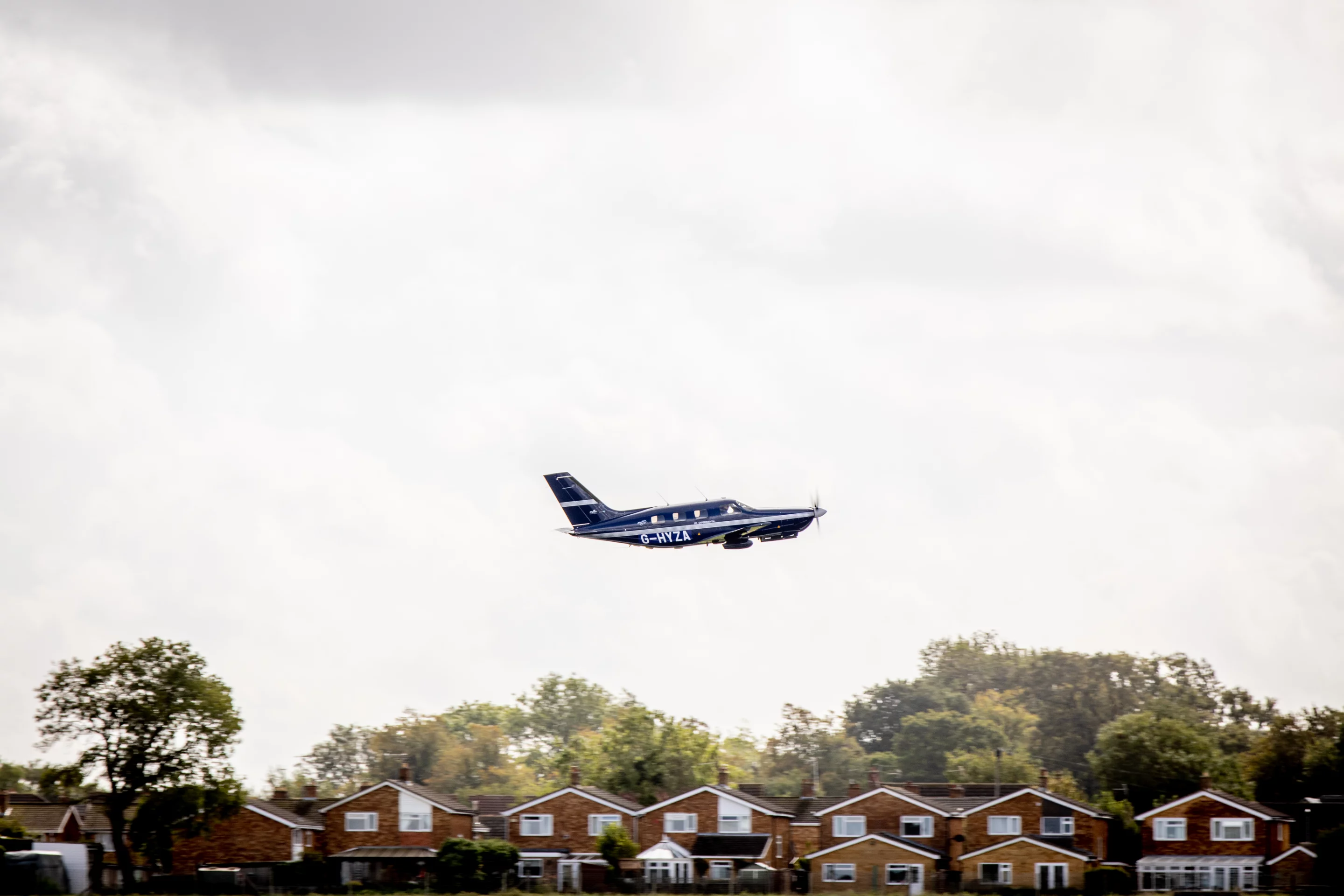 The first flight of the hydrogen-fuel-cell-powered Piper M-class