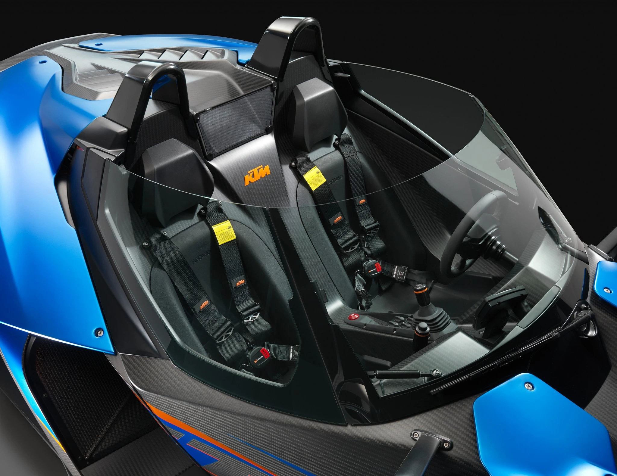 The KTM X-Bow GT seats two