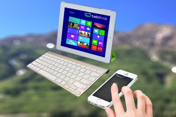 TabiMouse lets your iPhone serve as a trackpad mouse for a PC-emulating iPad