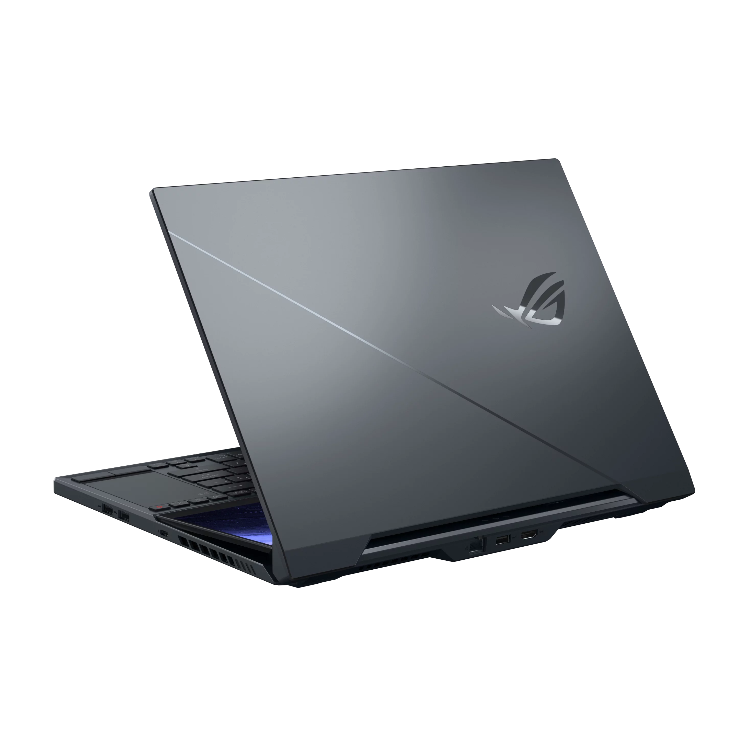 The Zephyrus Duo 15 in just 20.9 mm thick and weighs in at 2.4 kg