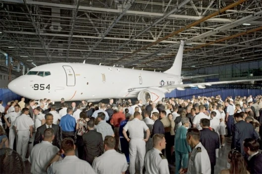P-8A Poseidon formally unveiled (Boeing photo by Jim Anderson)