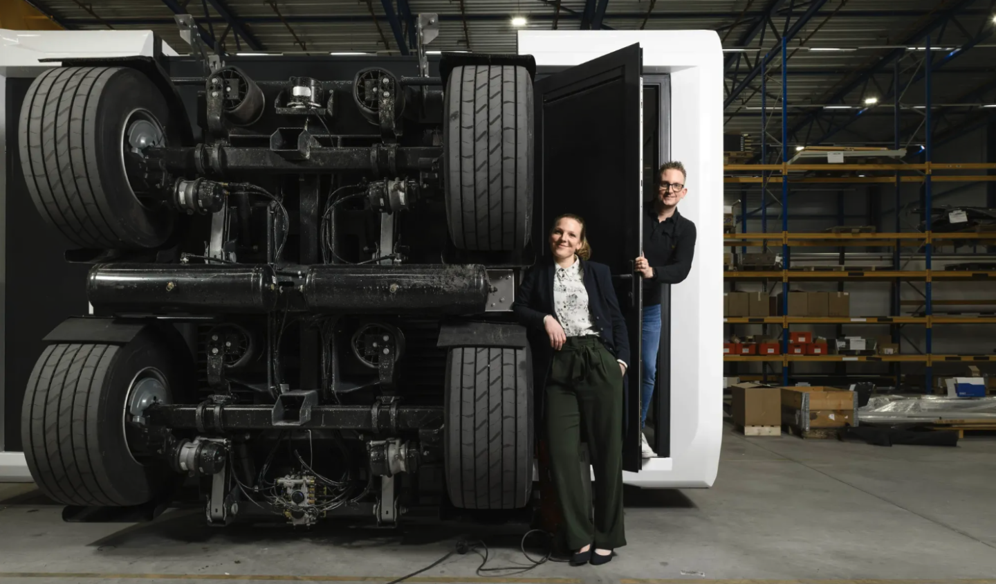 The patented axle bogie retraction system is the component that separates the Touchdown from other event and travel trailers