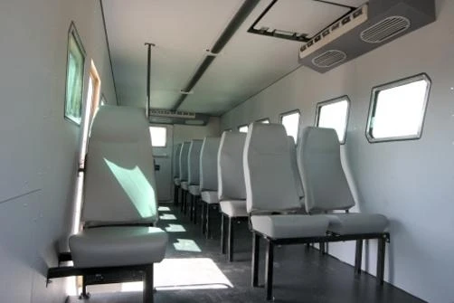 Whilst it's not exactly first class, it is comfortable and robust enough to have aircon.