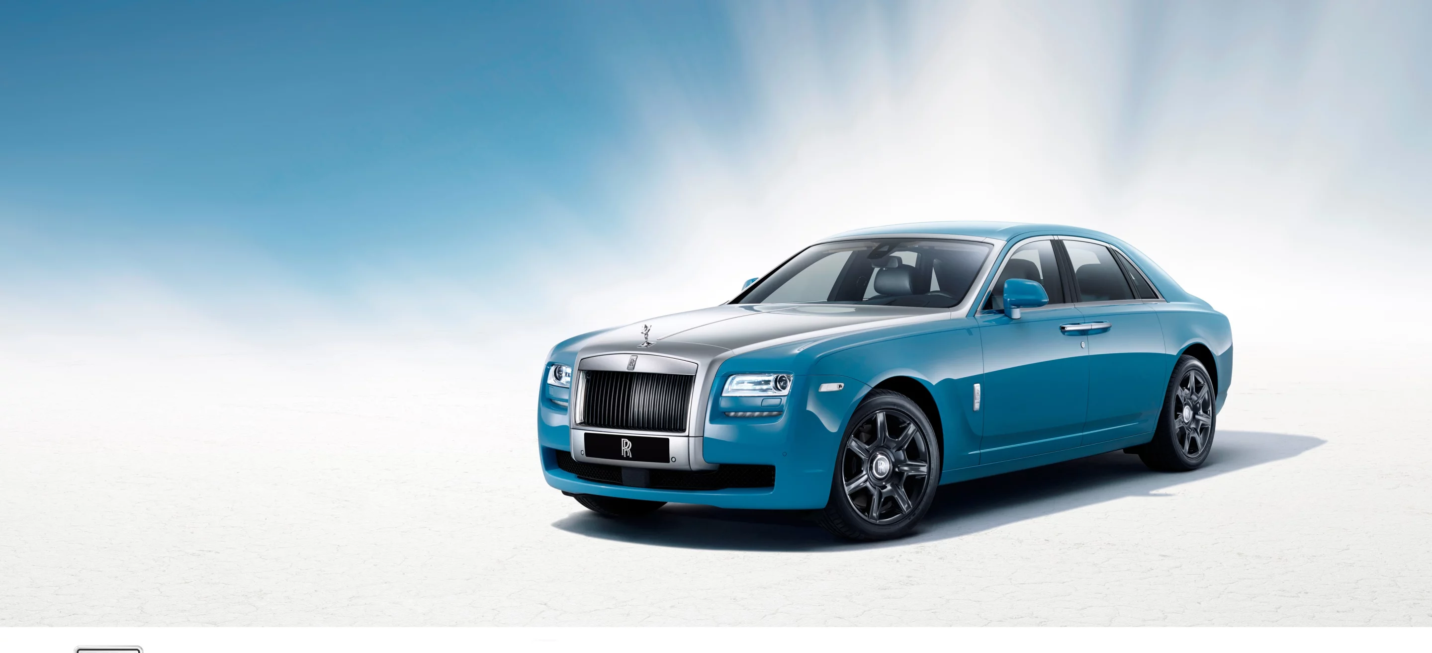 The blue paint and painted grille are an homage to the original
