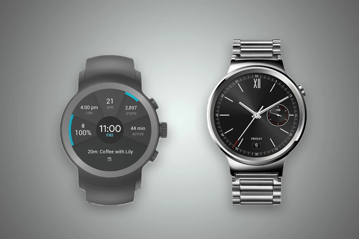 New Atlas compares the features and specs of the LG Watch Sport (left) and Huawei Watch