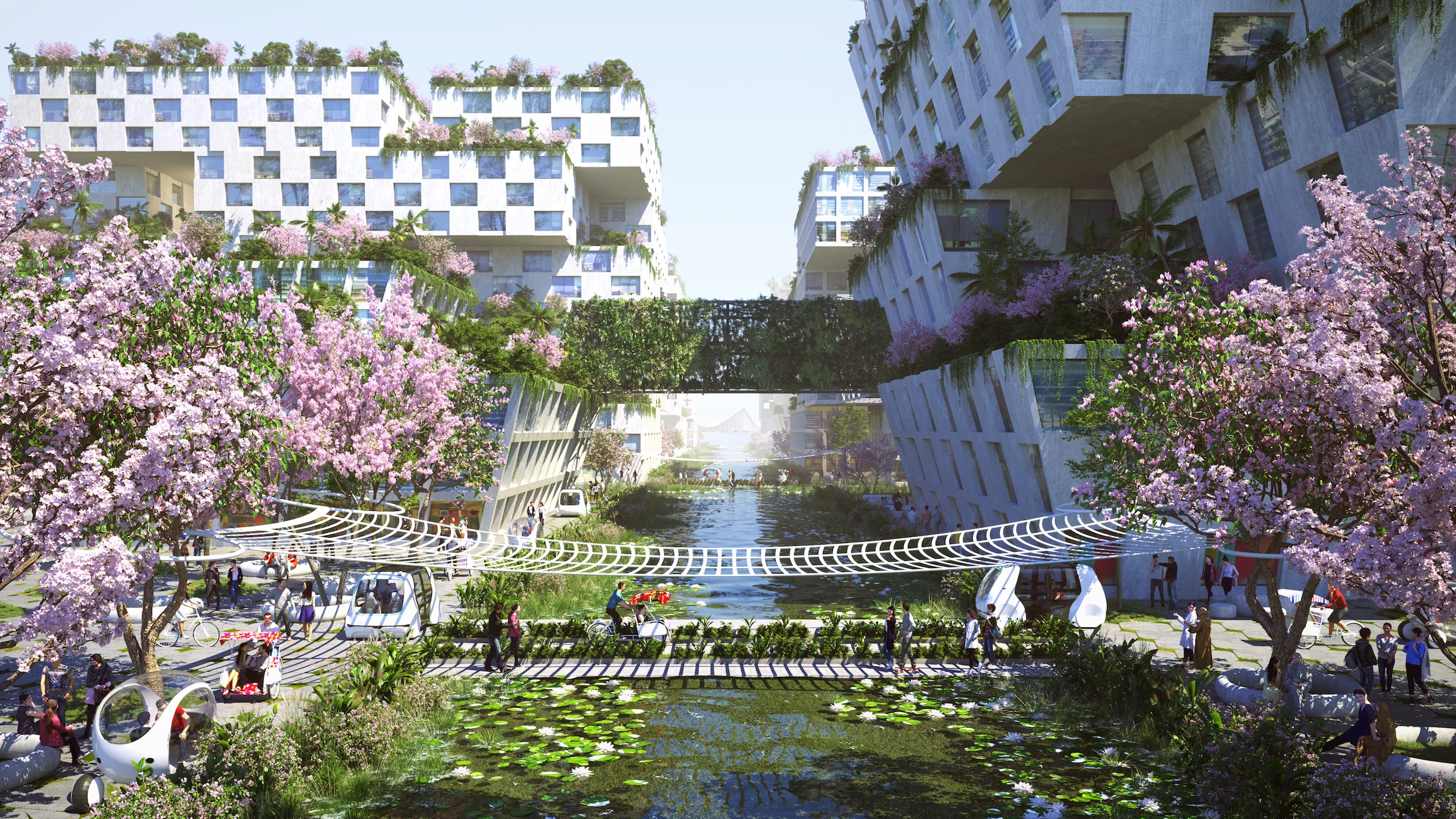 BiodiverCity's residential areas would host up to 18,000 people