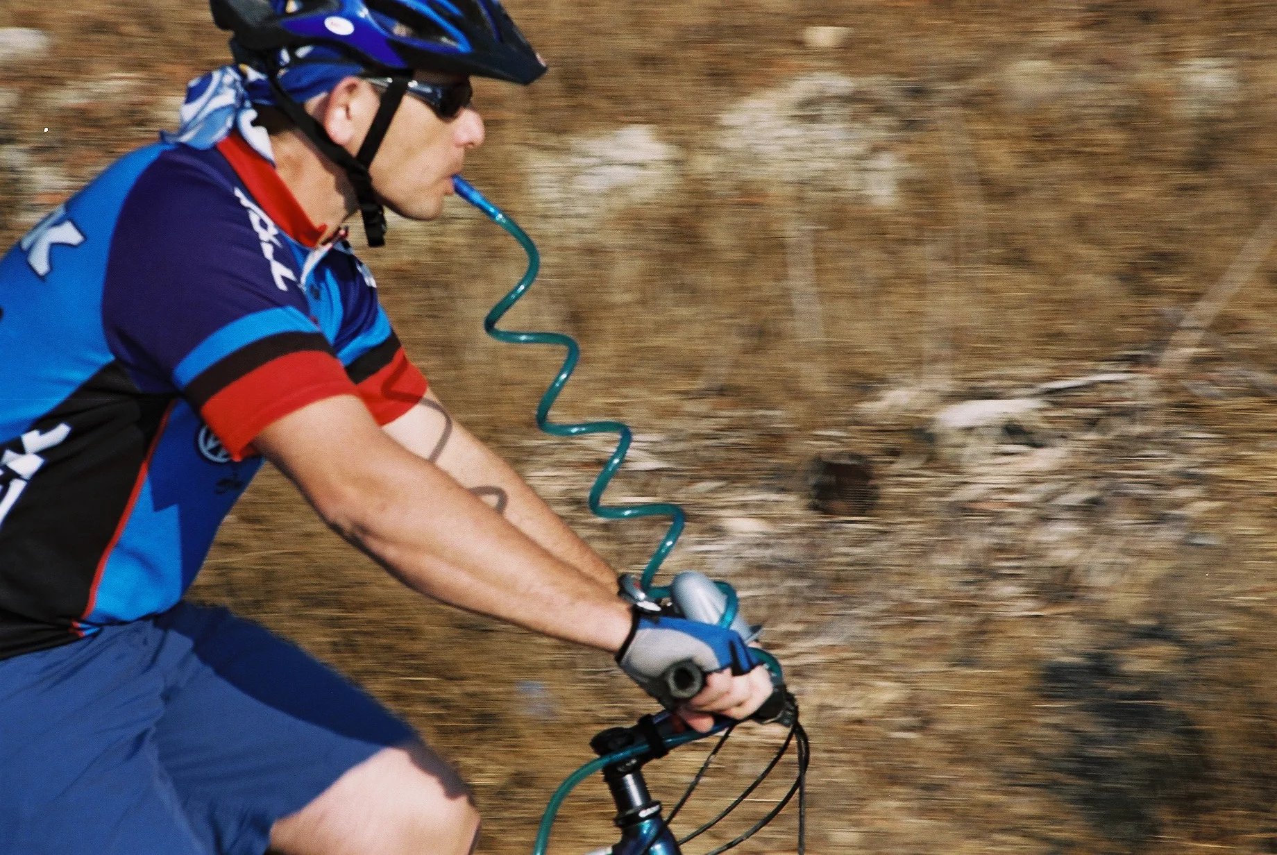 Unlike some other systems, the H2bike works with an existing water bottle