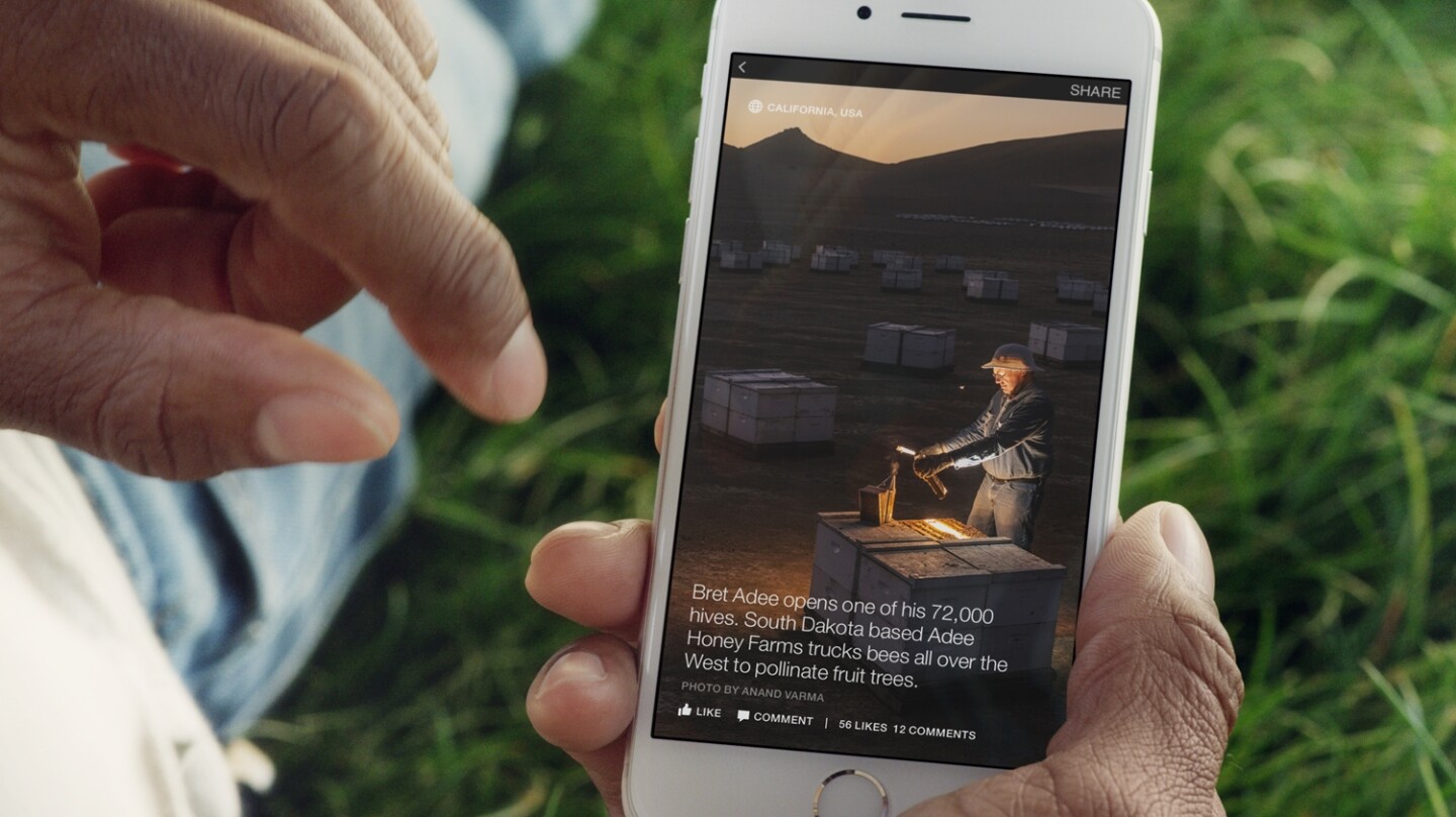 Facebook's Instant Articles will allow users to zoom in on images and tilt their device to pan around them