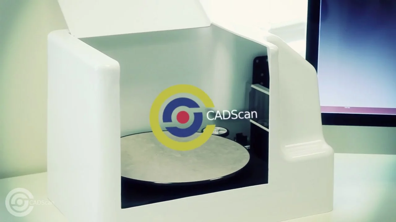 The CADScan3D scanner is small enough to fit on your desktop