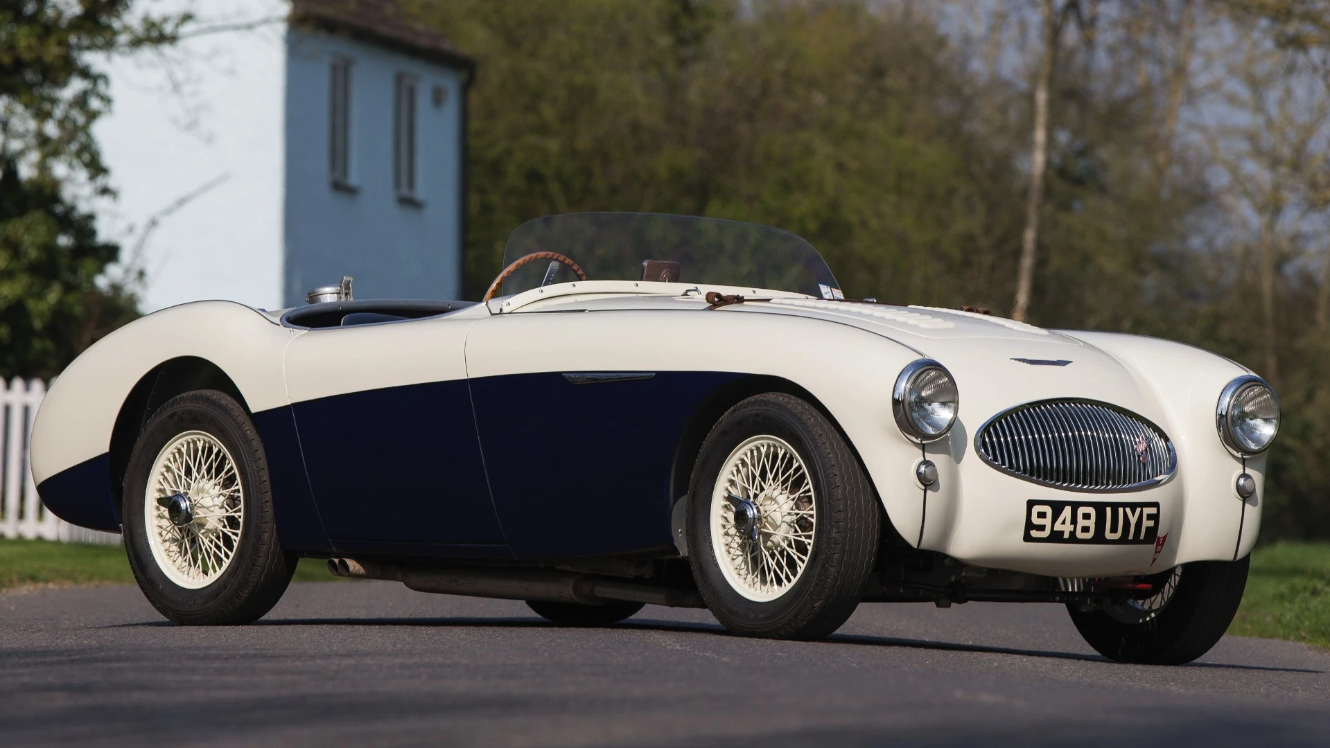 This 1955 Austin-Healey 100S is estimated to fetch between €900,000 and €1,100,000. Photo: Dom Romney
