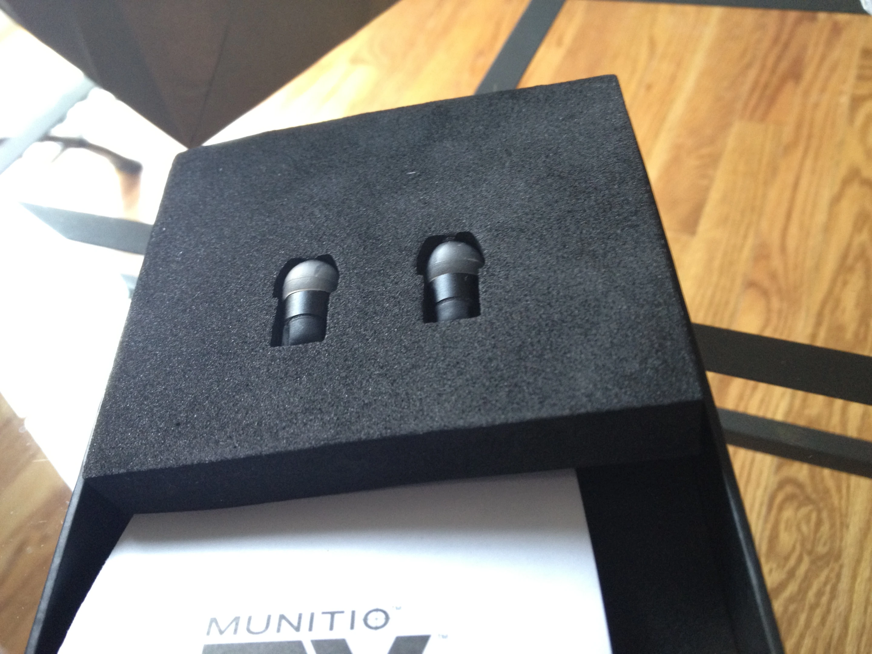 The Munitio SVs in the box
