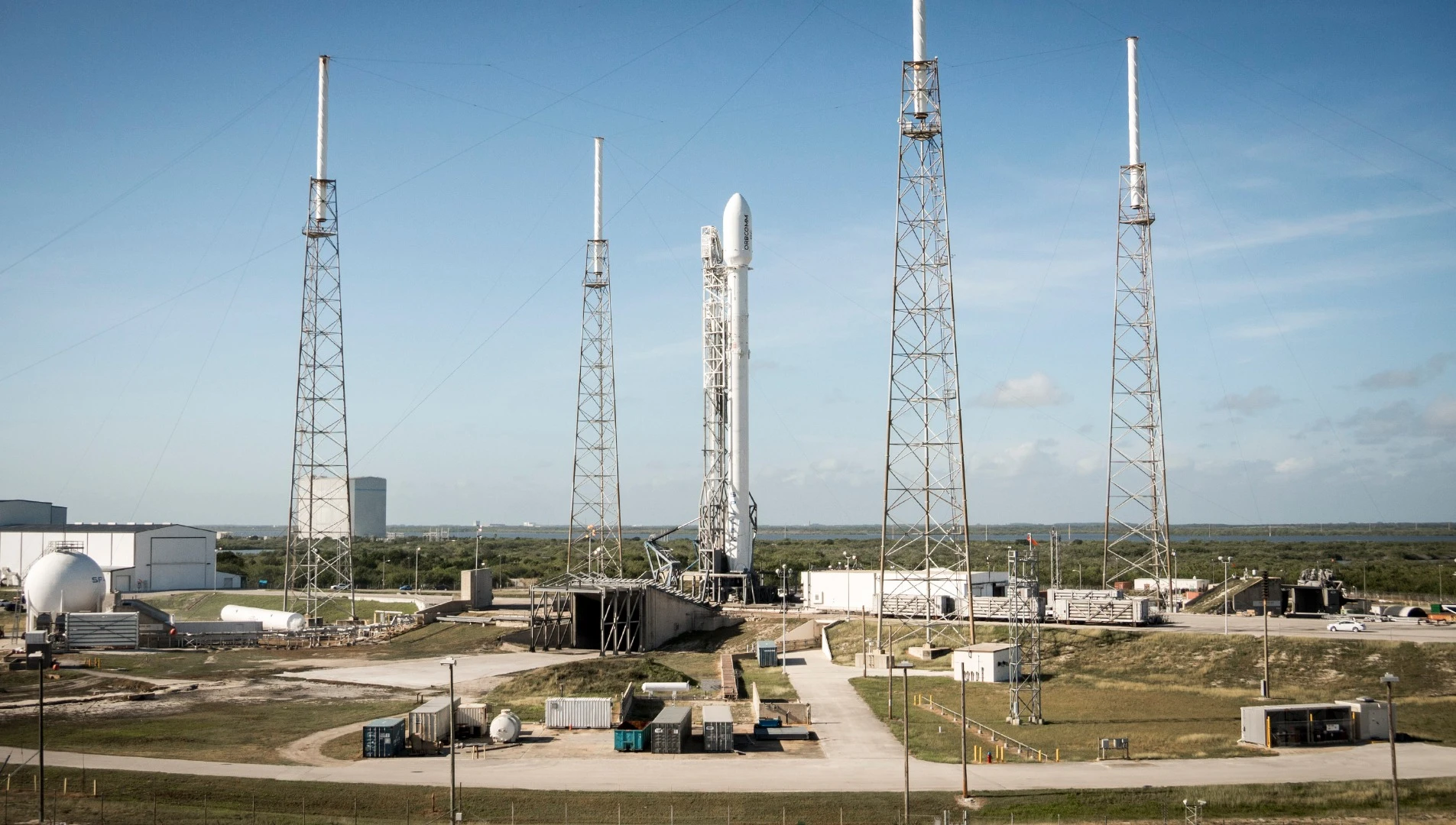 The explosion involved a Falcon 9 rocket similar to this one used to launch Orbcomm 2