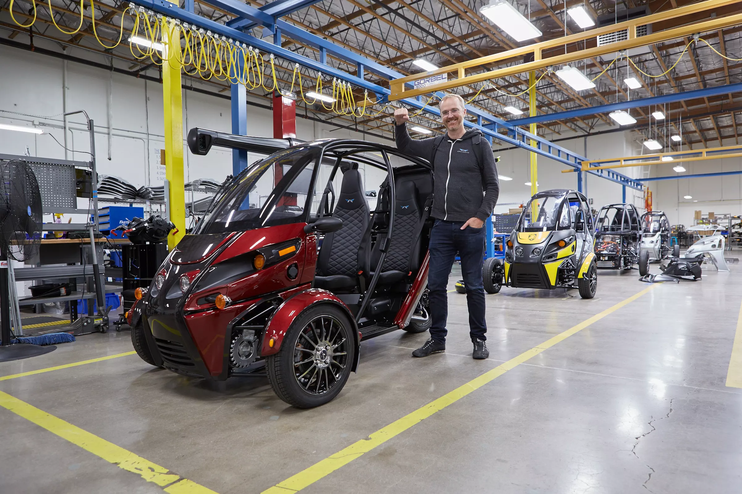 "The FUV represents a significant step toward a sustainable transportation future," said Arcomoto's Mark Frohnmayer