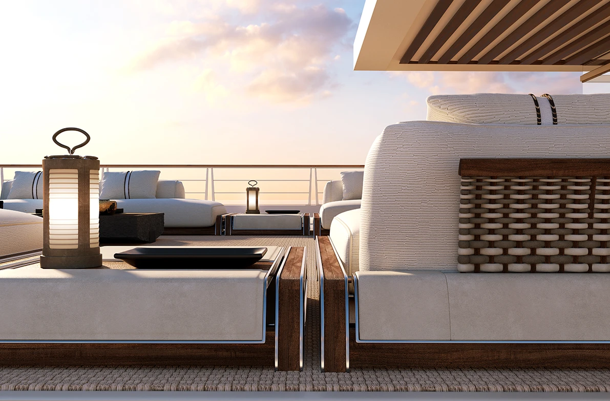 Views from one of the several outdoor zones