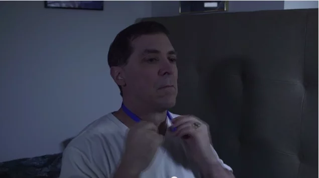 Night Shift is designed to be worn on the back of the neck
