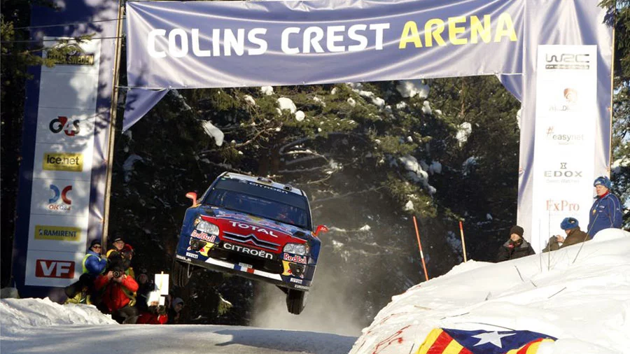 Sebastien Loeb in the 2006 Rally of Finland