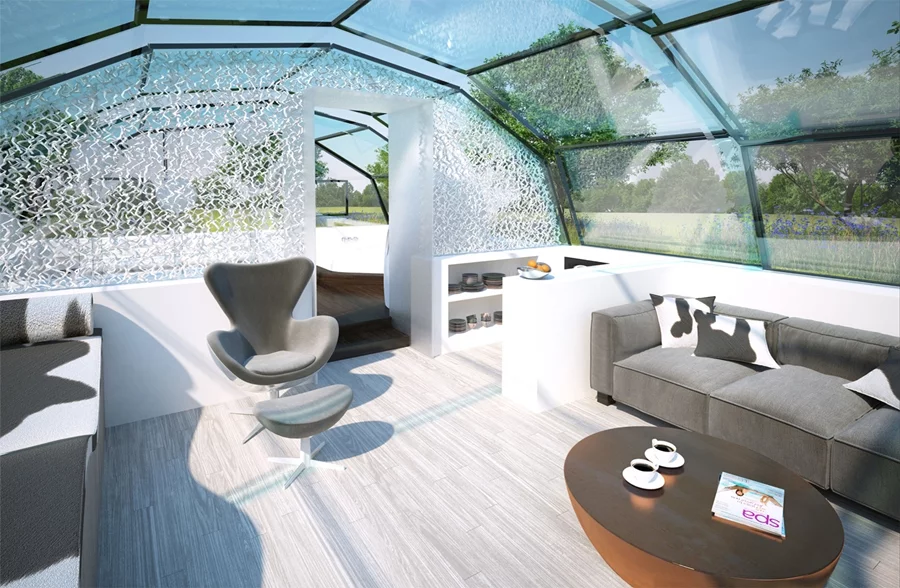 The Photon Space living room (Image: The Photon Project)