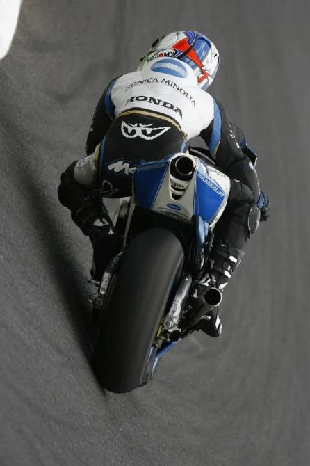 Makoto Tamada has won two races on the MotoGP RC211V