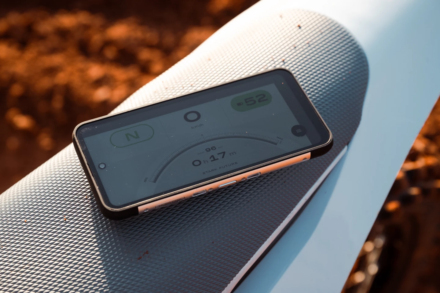 As before, the tablet-like display can be removed from its bar mount and wirelessly synced to the bike's management system