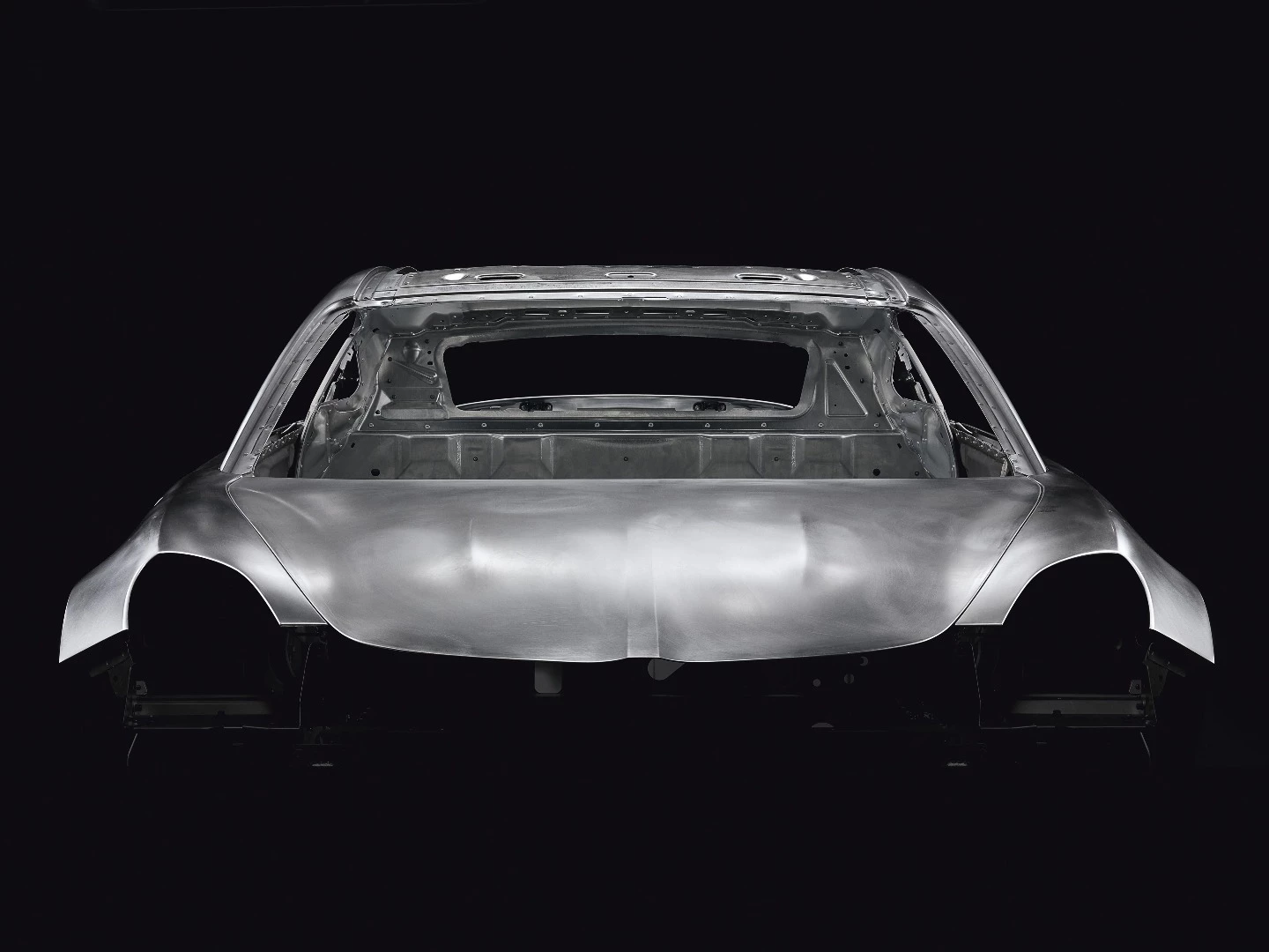 The aluminum chassis of the Alpine A110