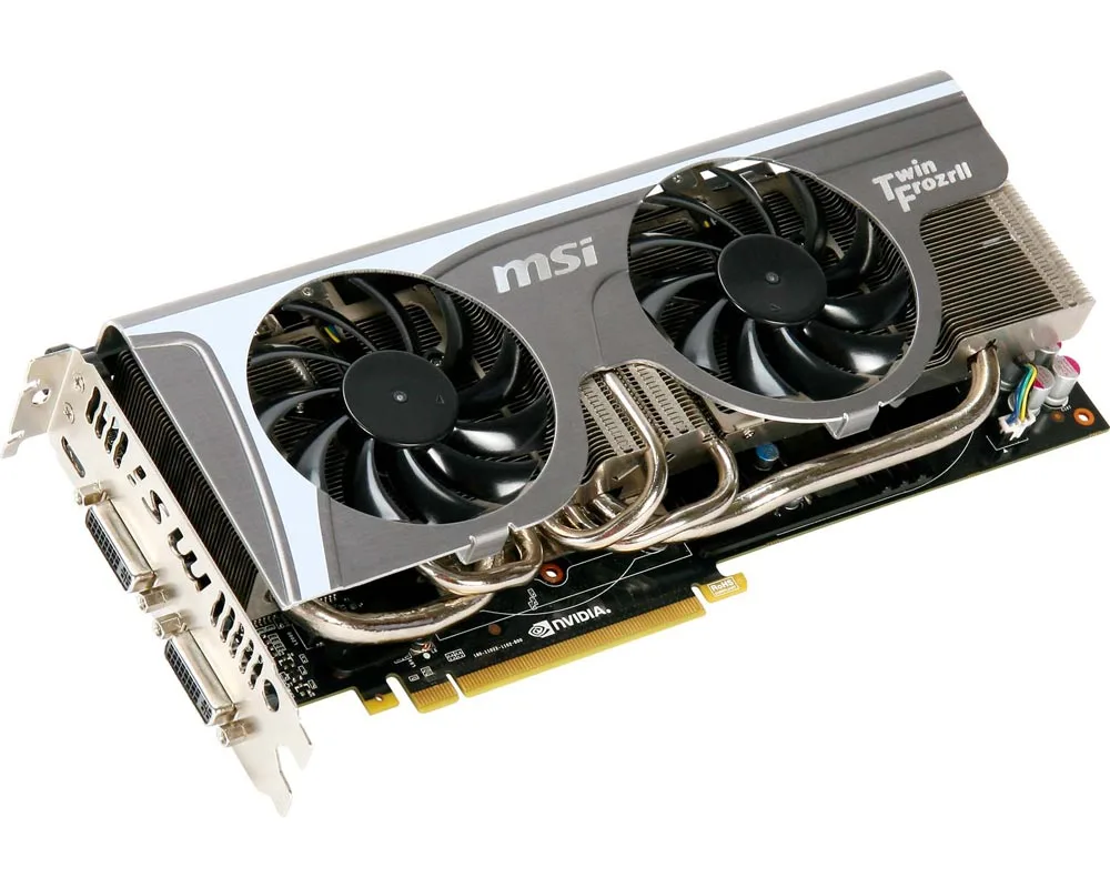 MSI's new low noise, low heat N480GTX Twin Frozr II graphics card