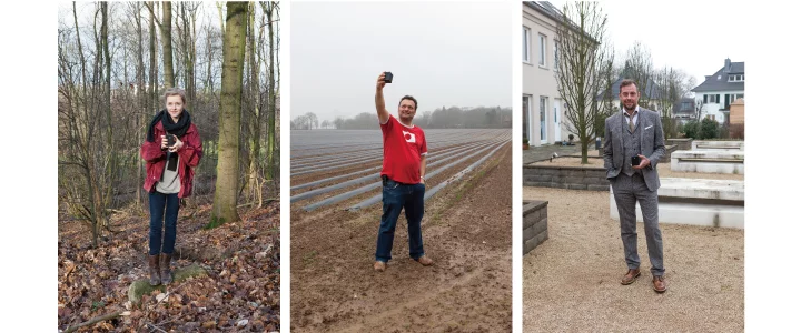 Some happy early adopters showing off their Sun and Cloud cameras