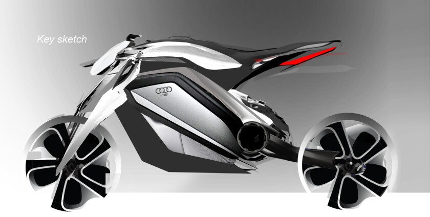 Audi roadster Motorrad concept