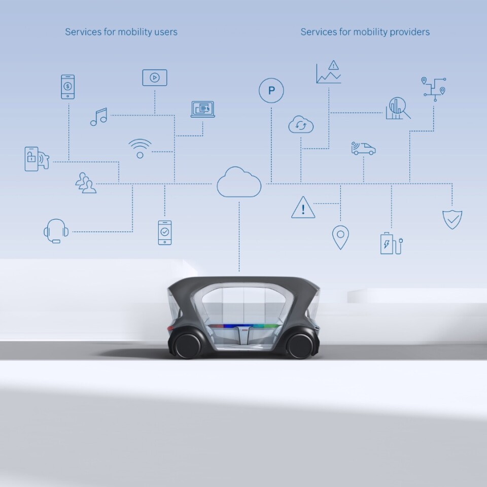 The vehicles will be one small part of a fully connected transport system