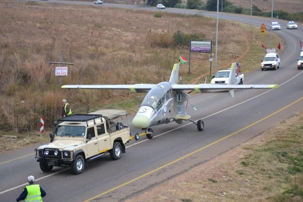 AHLARC being towed to its first public display