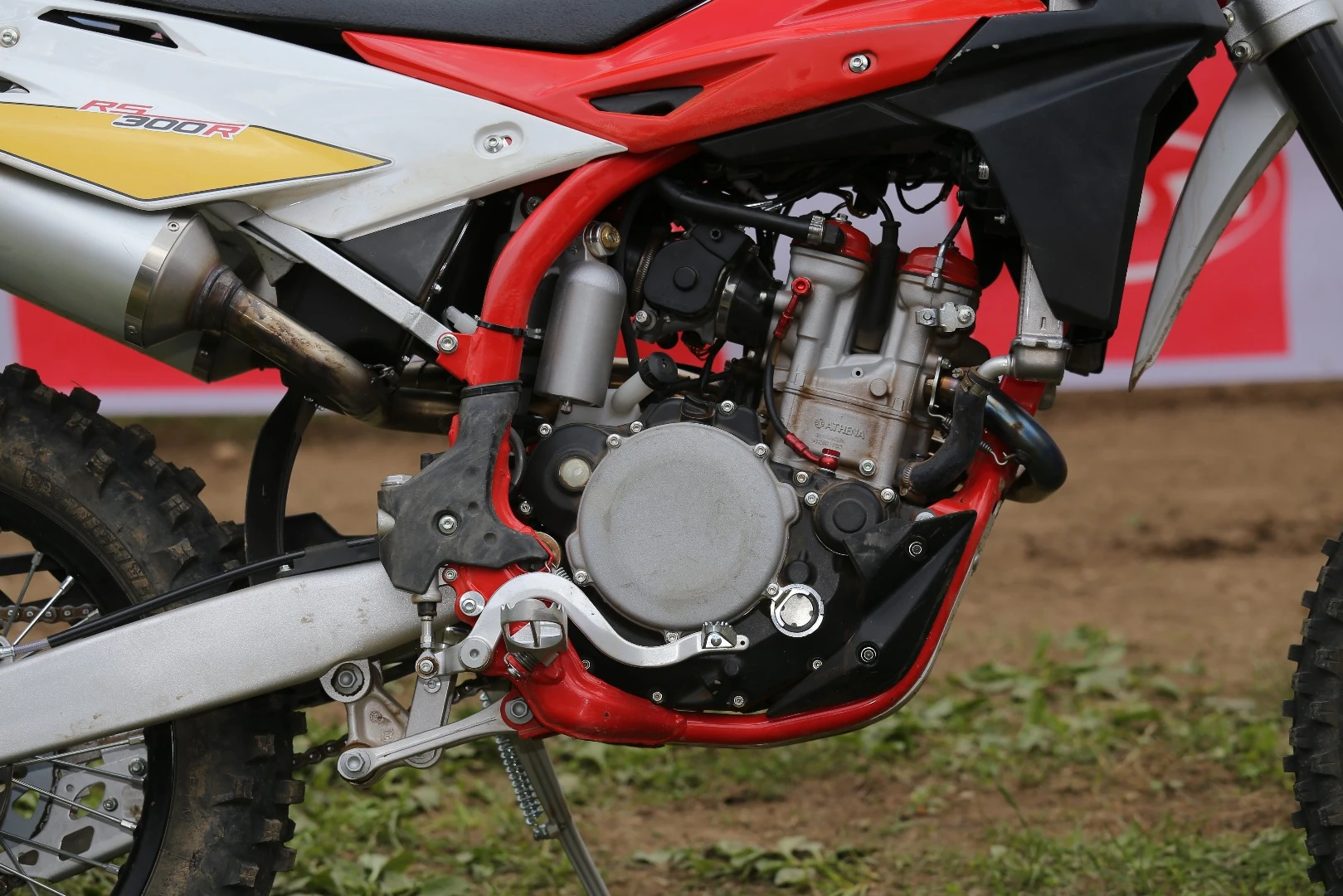 The enduro and supermoto models run on older Husqvarna single cylinder engines