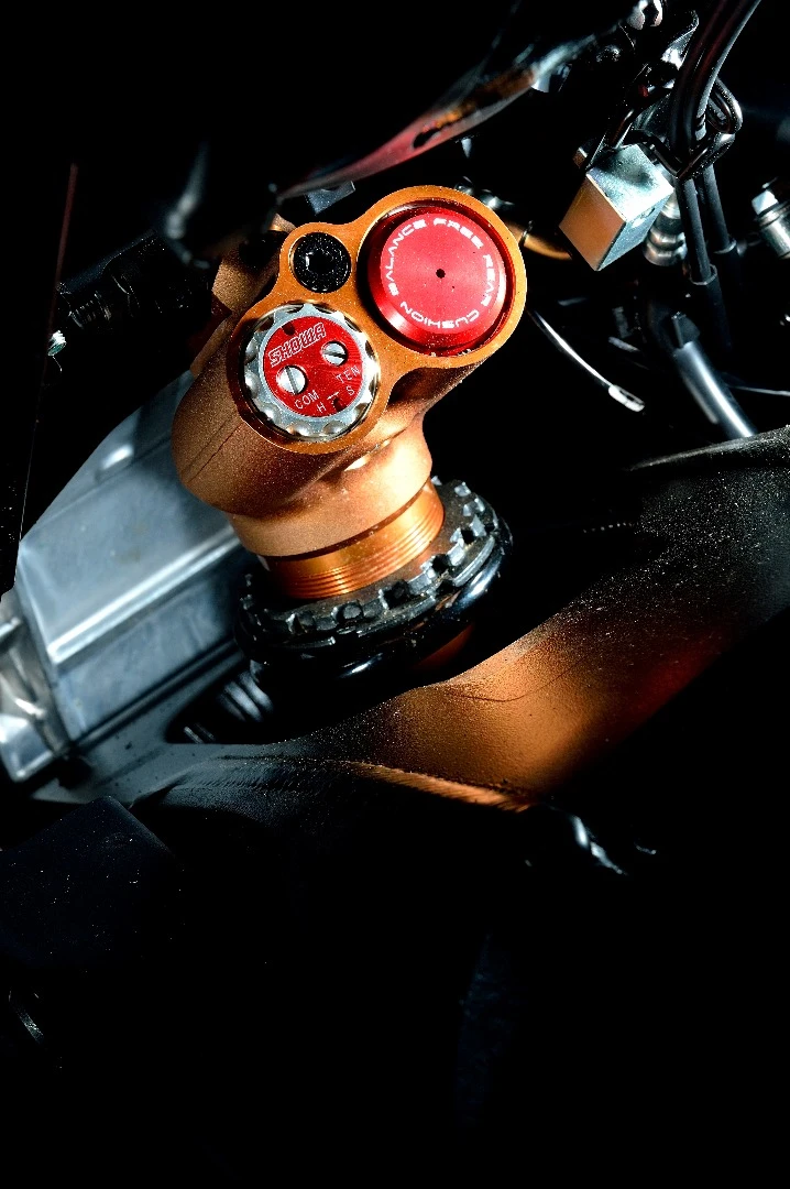 The Showa balance-free rear cushion of the new Suzuki GSX-R1000/R