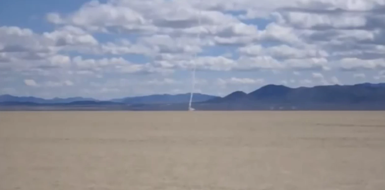 An impact test in Nevada (Image: UW)