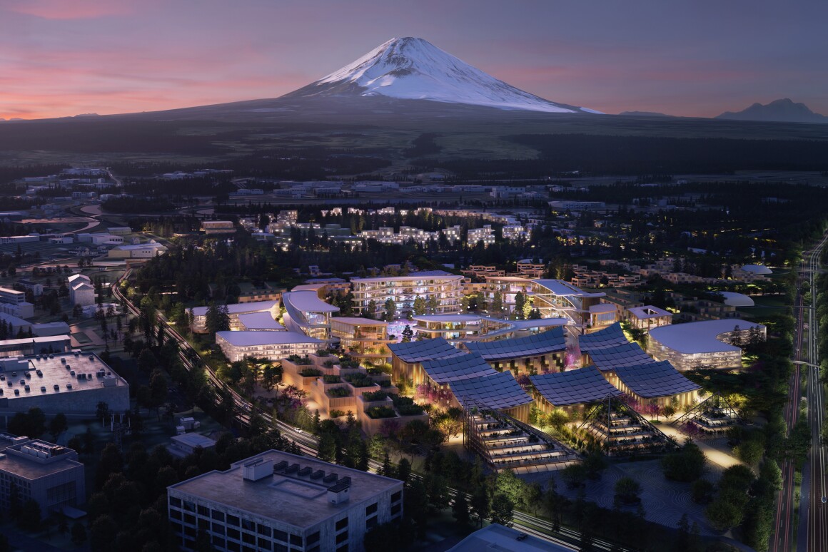 Toyota is preparing a 175-acre site below Mt. Fuji for an ambitious ground-up smart city technology test bed called the Woven City