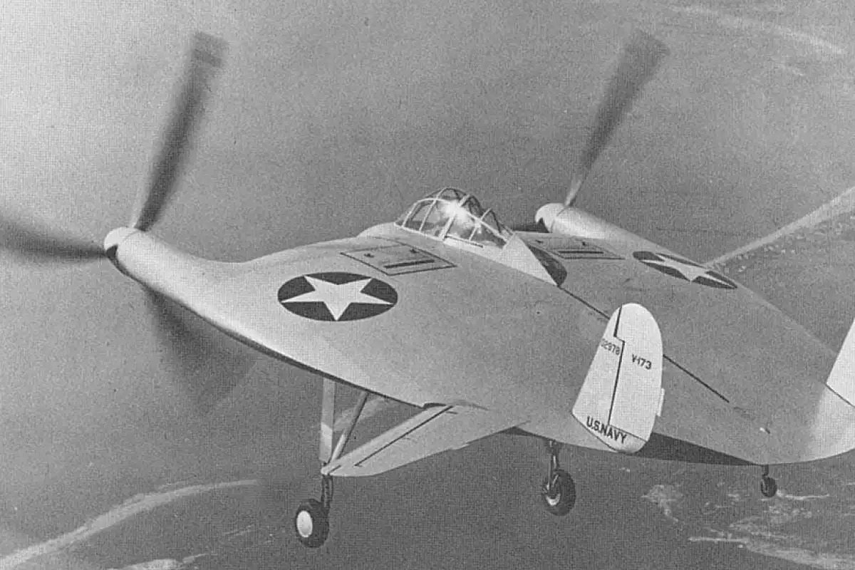 The Vought V-173 Flying Flapjack