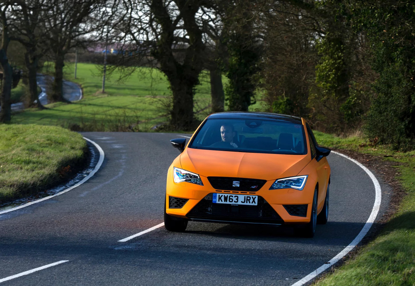 It might be souped up compared with the family sedan on which it is based, but the Leon Cupra is still a car that will happily troll to the supermarket and take the kids to school, yet it averaged 96 mph around the same Green Hell Jackie Stewart spoke of so reverently, topping 150 mph through the Tiergarten section.
