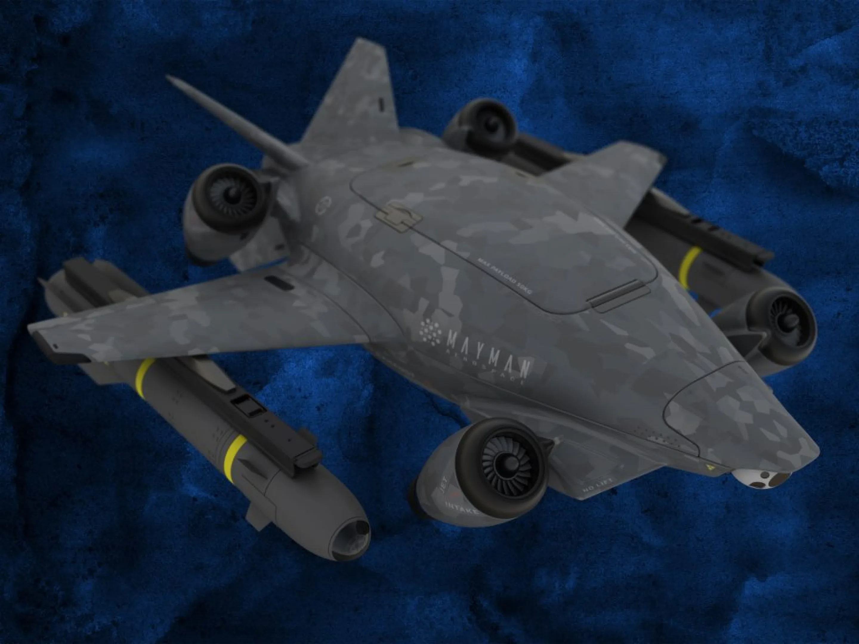 Wave Razor Drone Mayman Aerospace flying motorcycle becomes a military VTOL jet drone