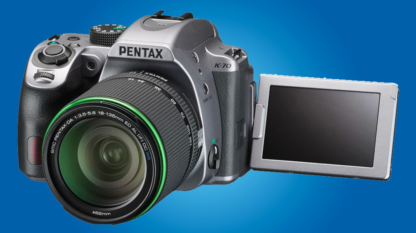 The Pentax K-70 DSLR offers a ruggedness and features normally only available on higher-end cameras