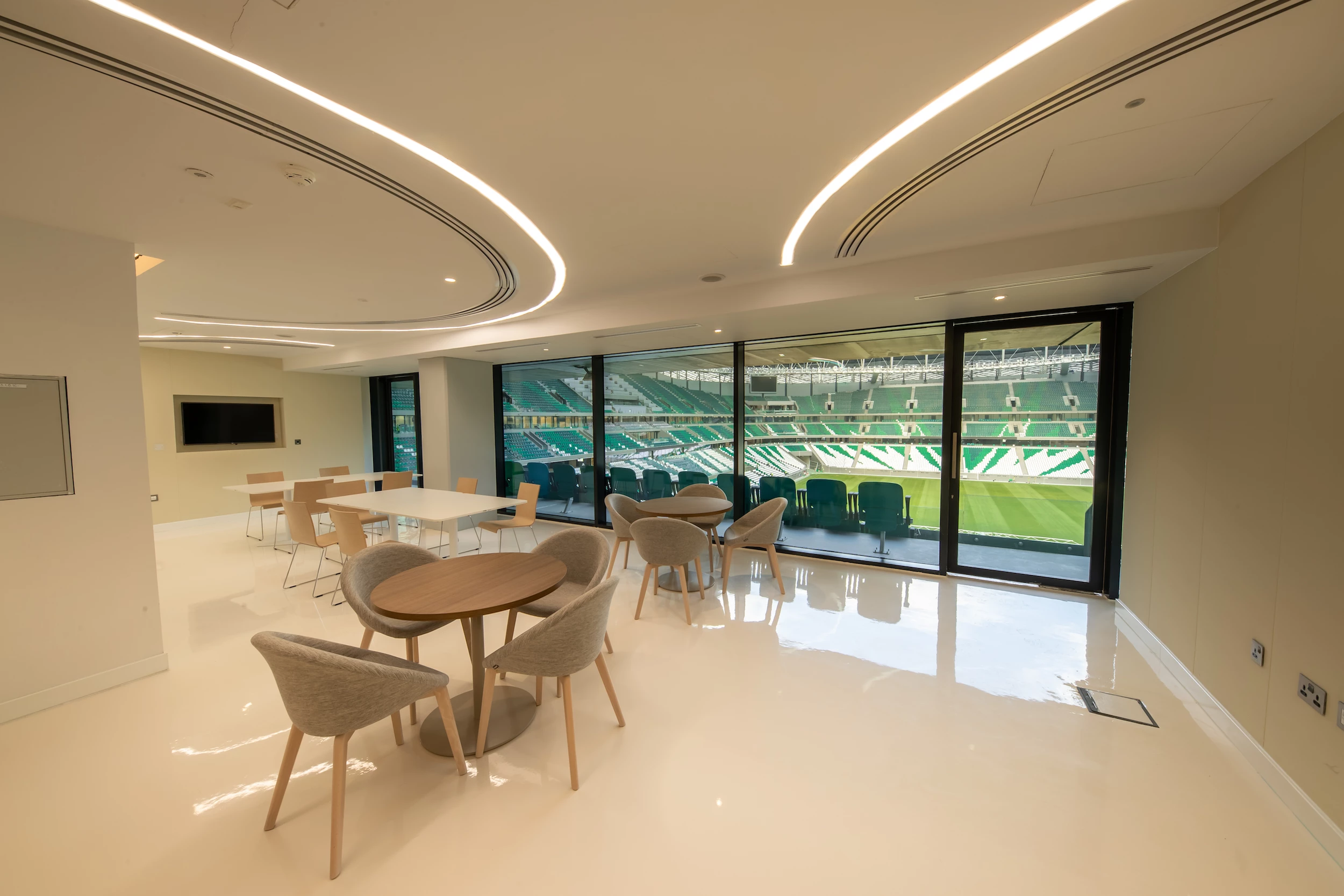 Education City Stadium will include VIP boxes for well-heeled fans to watch the matches in comfort