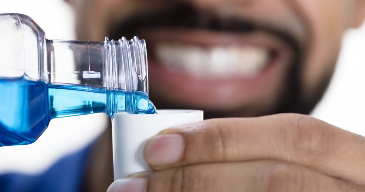 Herbal mouthwash preserves good bacteria in the mouth Herbal mouthwash preserves good bacteria in the mouth