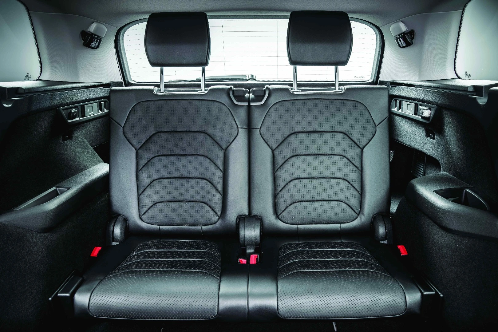 The third-row seats can be trimmed in Alcantara and leather