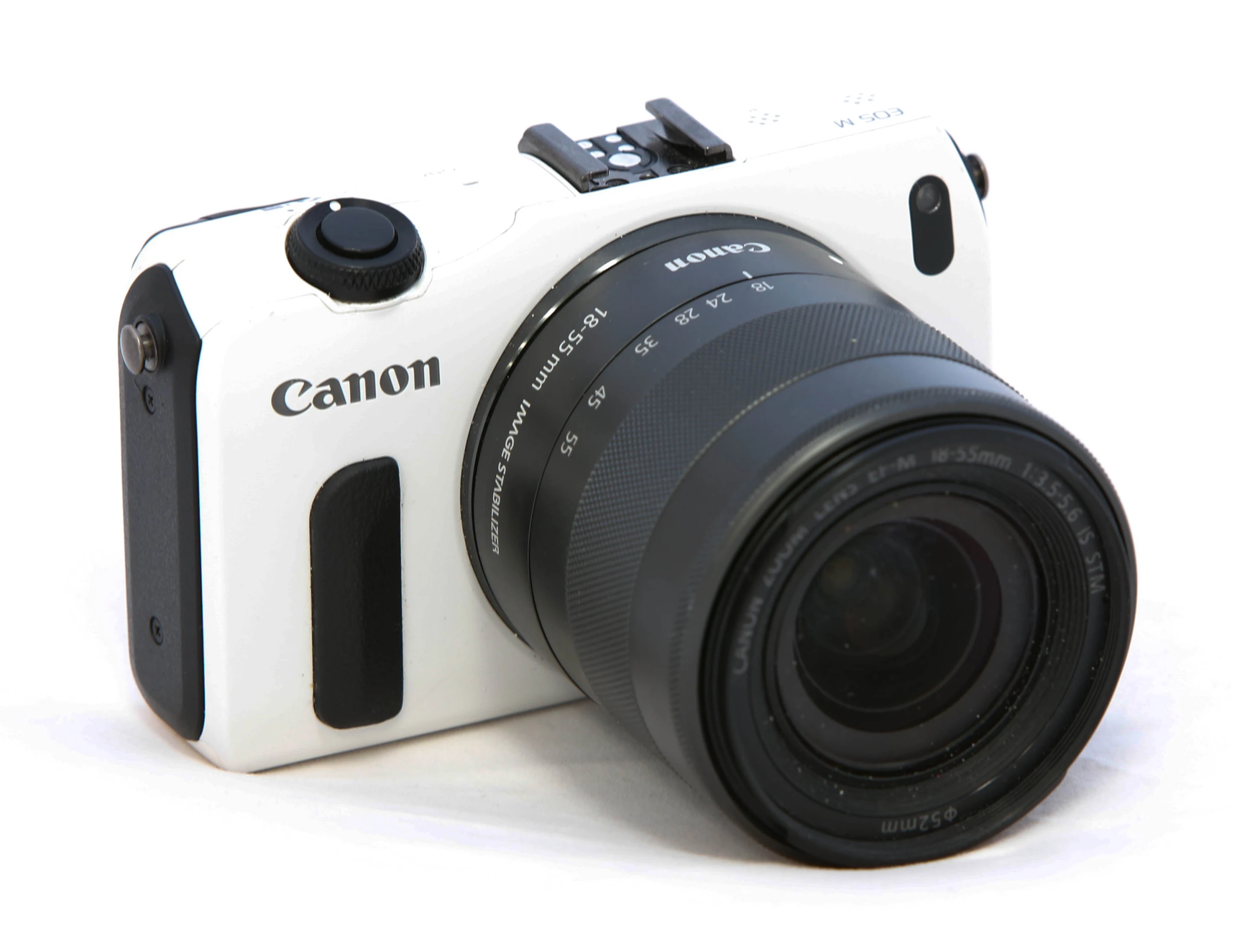 The (comparitively) bargain-basement Canon M (Photo: Loz Blain/Gizmag)