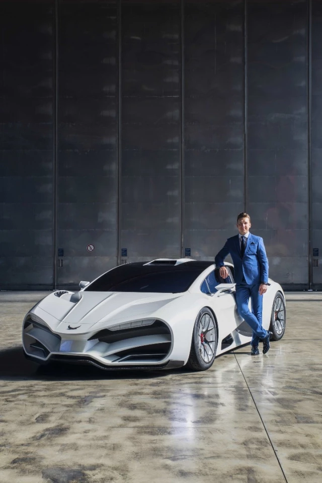 Milan Automotive CEO Markus Fux with the Milan One