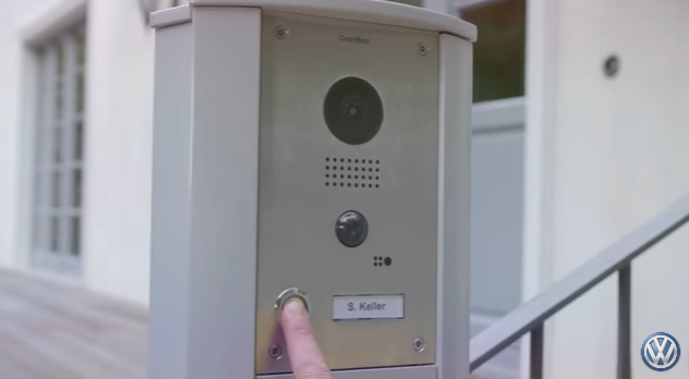 The DoorBird doorbell lets drivers see who's calling