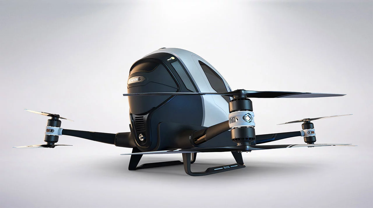 Ehang says its taxi drone can withstand force seven typhoon winds