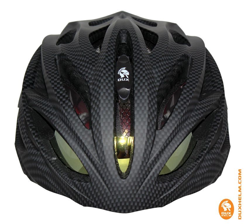 When you don't need sunglasses, they store neatly inside the helmet