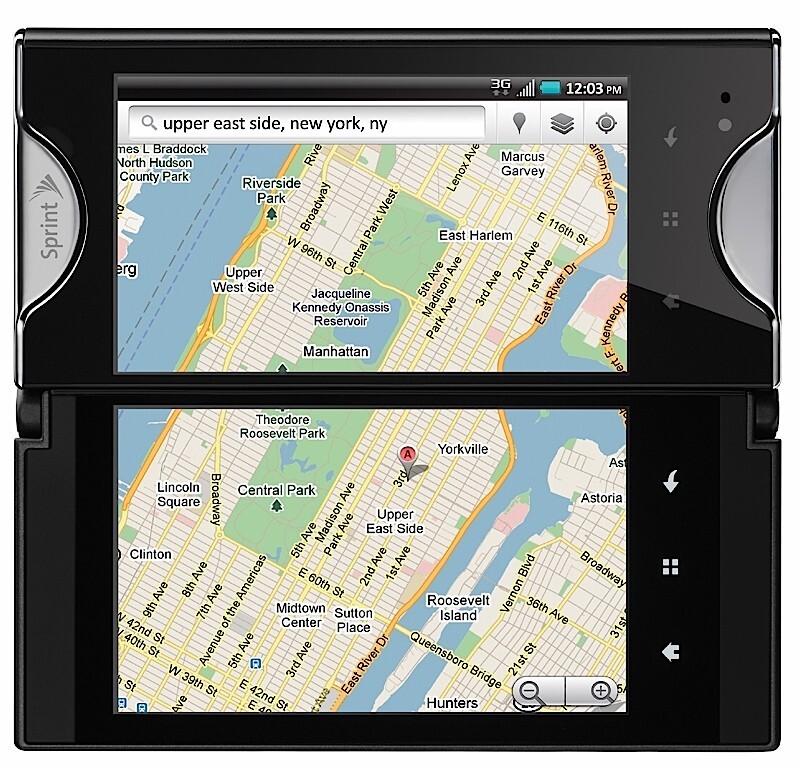 The Kyocera Echo in Tablet Mode