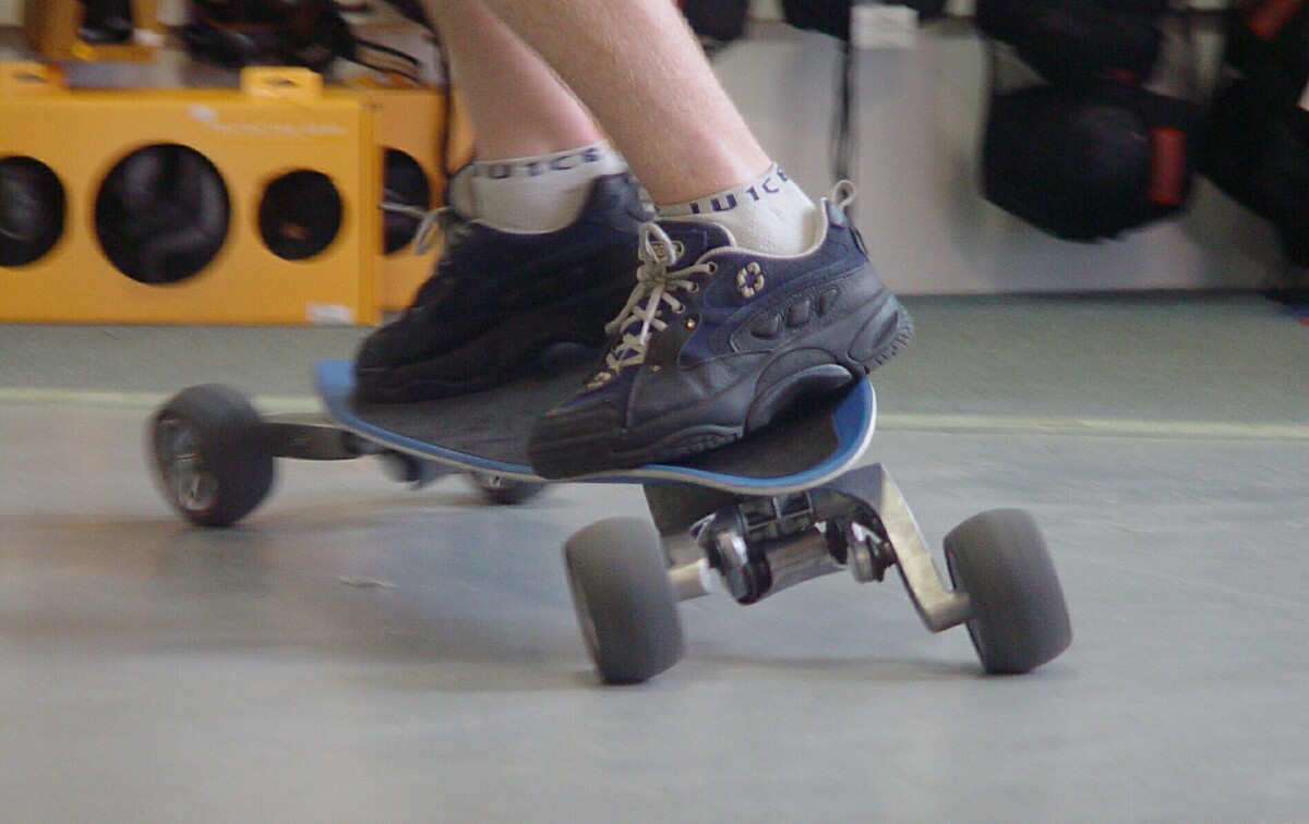 The Streetcarver - my right elbow remembers this beast not so fondly. It was a remarkable device but lacked brakes - with electric four-wheel-drive, this would be a weapon