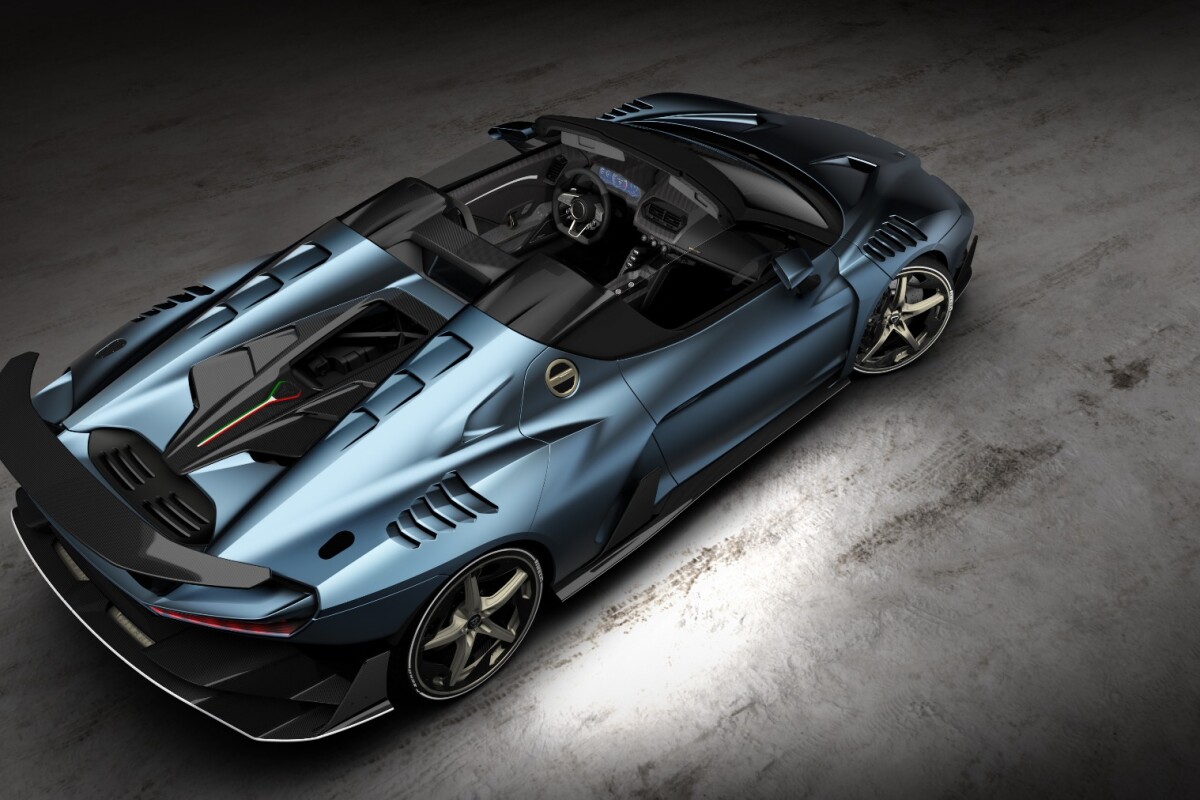 Italdesign Zerouno Duerta 200 mph with the galeforce wind in your hair